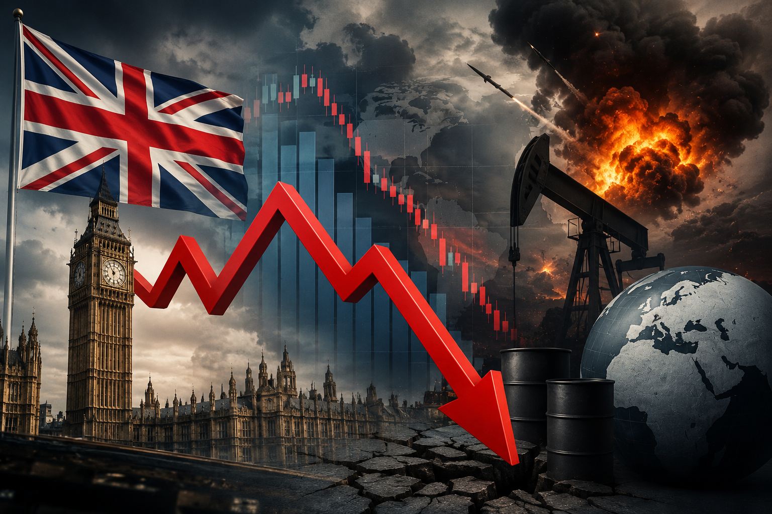 UK Economy Shrinks as Iran War Hits Business Growth Hard