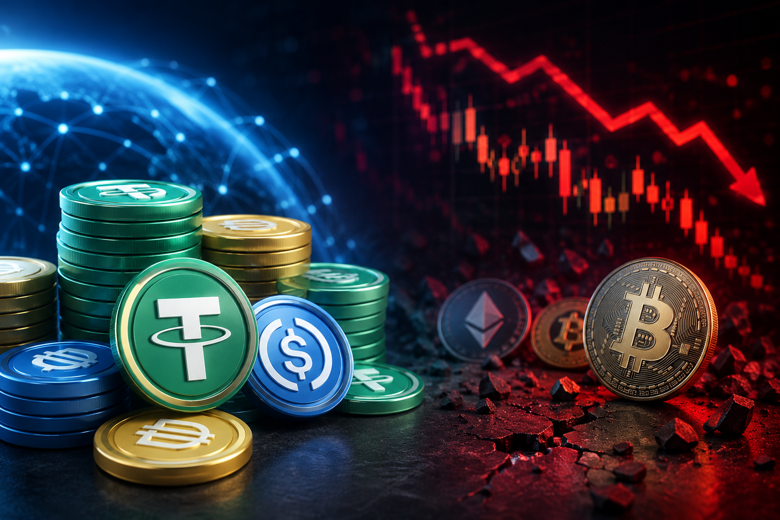 Stablecoin Supply Hits $31.5B but Crypto Market Stays Weak