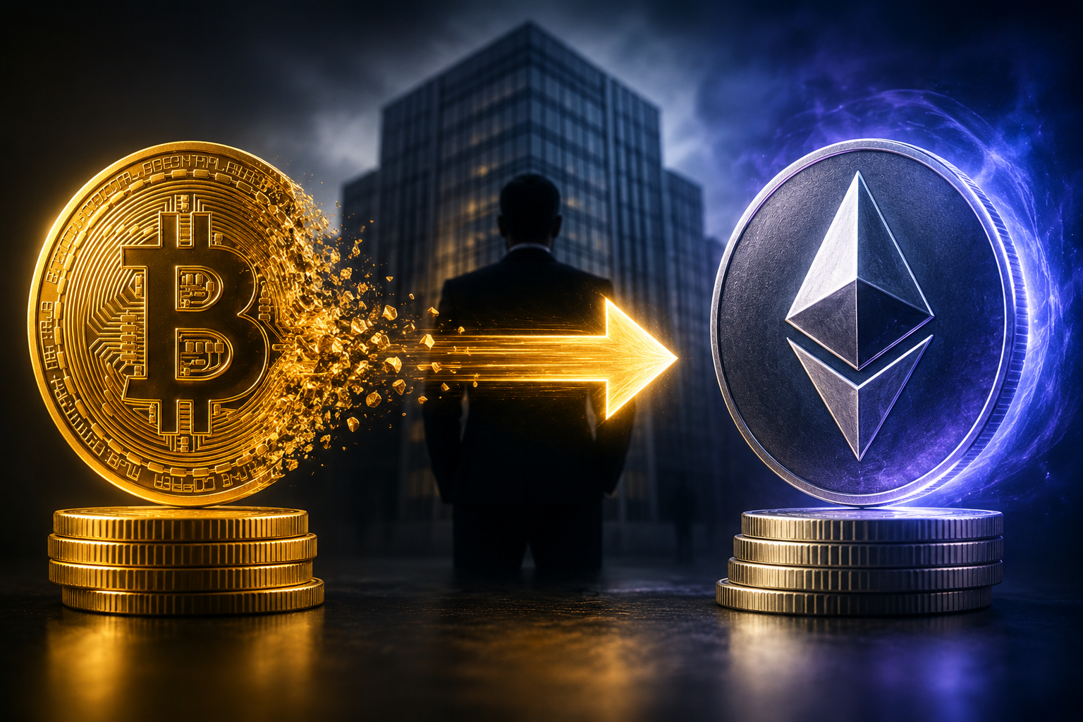 BlackRock Bitcoin Sale Sparks Ethereum Market Talk