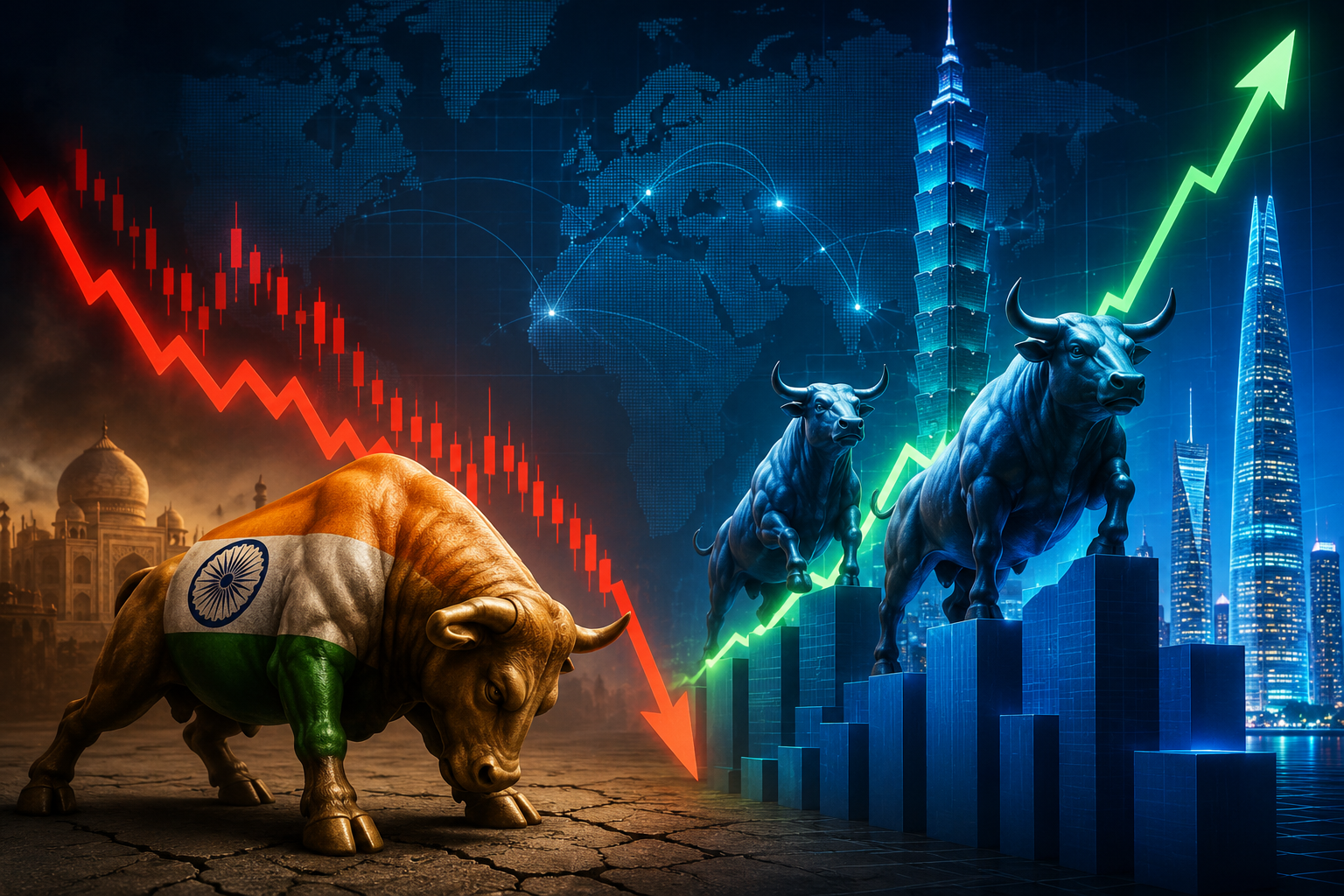 Why India’s Stock Market Lost Its Fast Global Rise