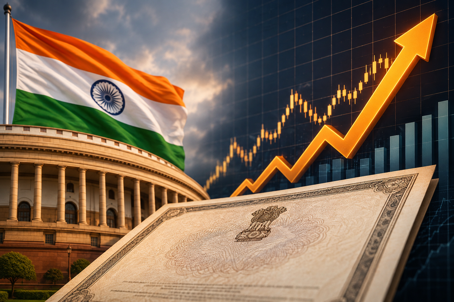India’s 10-Year Govt Bond Yield Hits 6.8326%