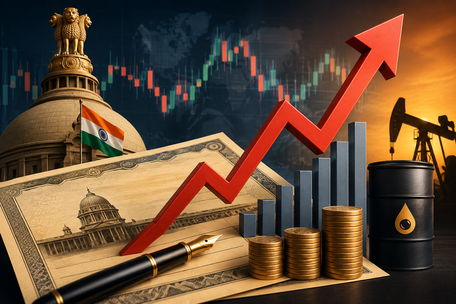 India 10-Year Bond Yield Rises to 6.8523%: What It Means