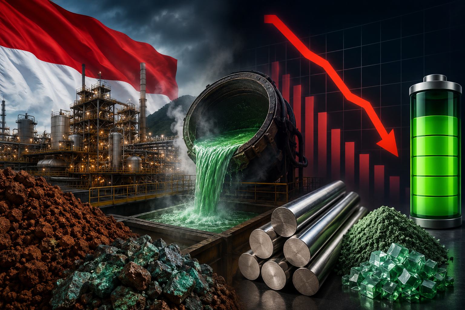 Indonesia HPAL Cuts May Tighten Nickel Supply Risk