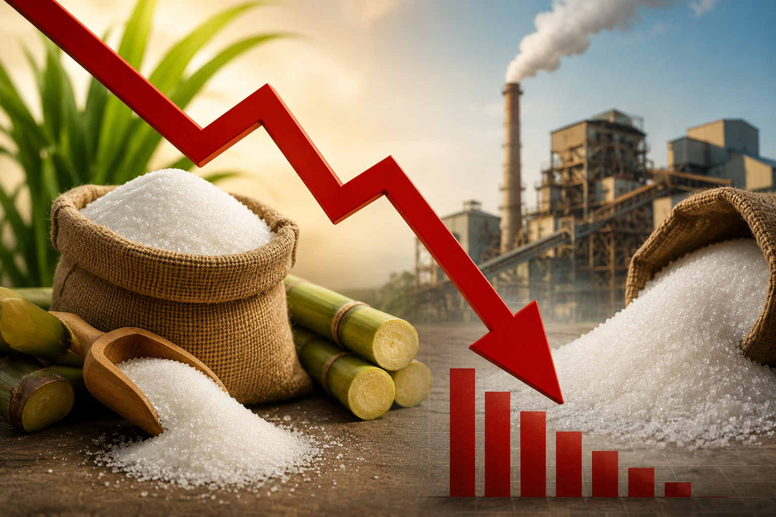 India Sugar Prices Fall 20% After Policy Action