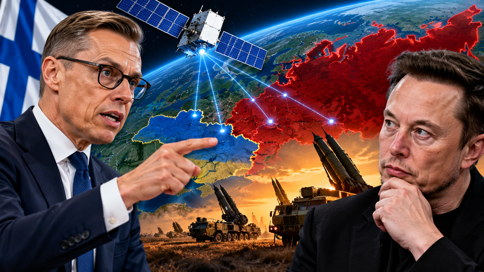 Stubb Urges Musk to Extend Starlink Across Russia.