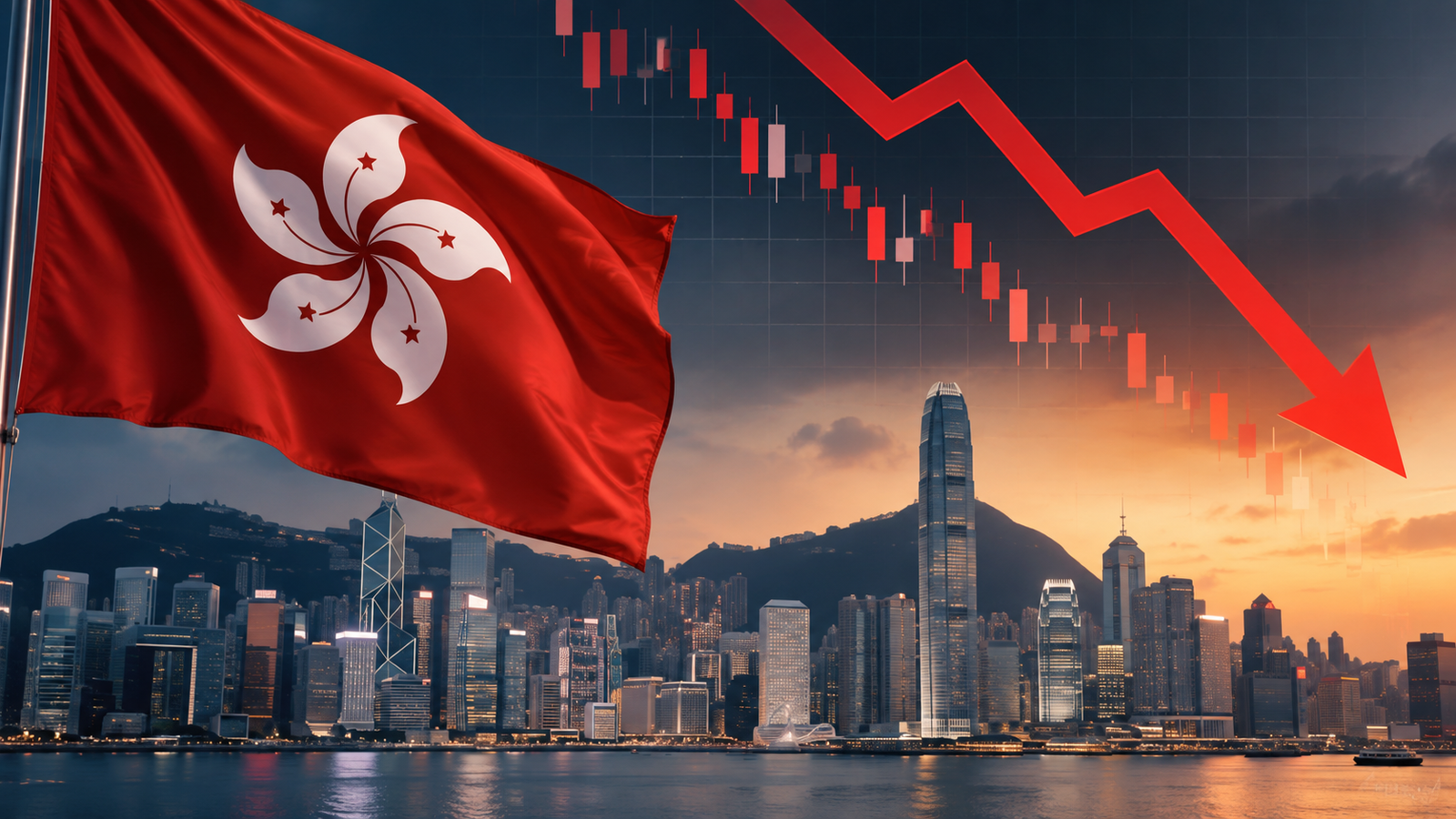 Hong Kong Stocks Fall 1% as Rate Fears Hit Market