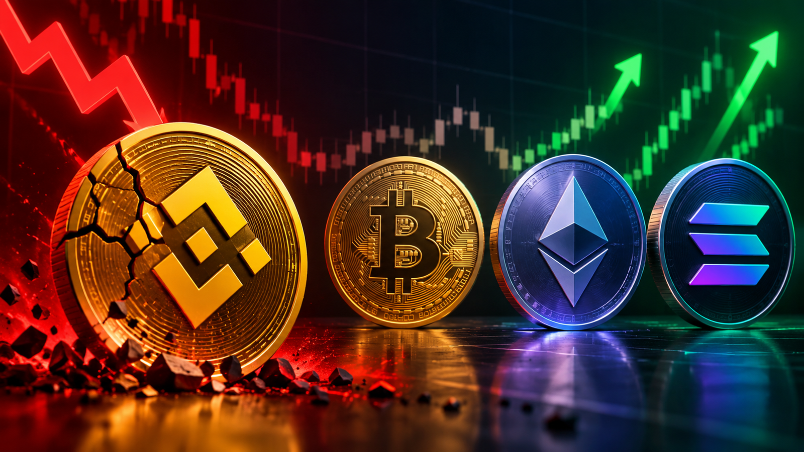 BNB Trails Major Crypto Peers as Markets Diverge