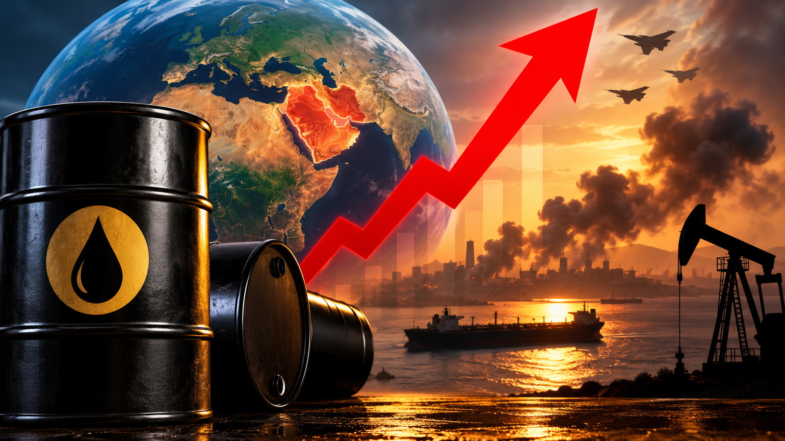 Oil Nears $100 as Middle East Tensions Raise Risks