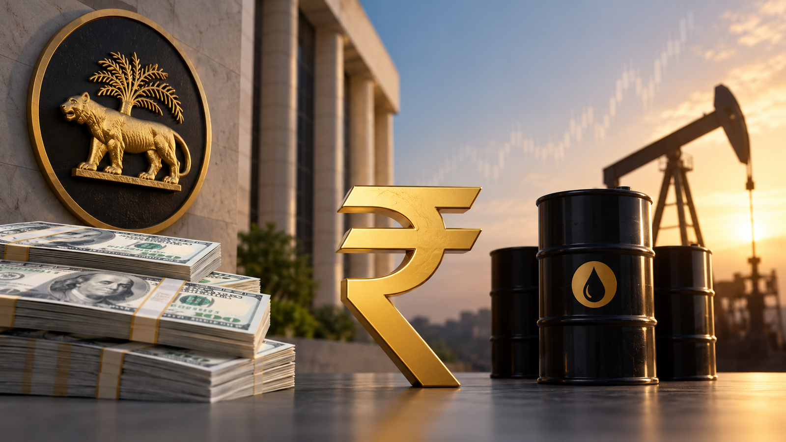 RBI Sells $8 Billion to Support Rupee as Oil Prices Rise